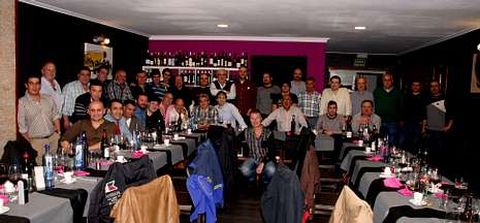 En la cena anual se reunieron antiguos y actuales operarios de la firma de San Cibrao, Cotelsa.