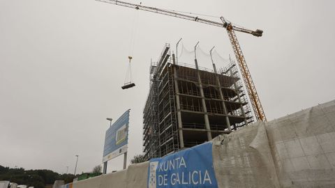 La construcci�n de vivienda p�blica de la Xunta (como los edificios que levanta en Garabolos) forman parte de la principal partida econ�mica de los Orzamentos para el 2027
