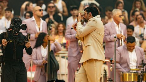 Bad Bunny, en un momento del concierto