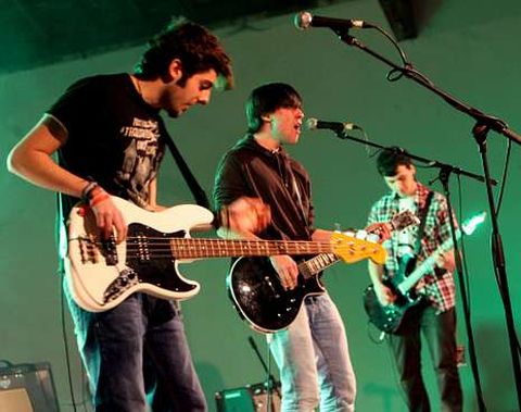 Borderline 79 en la actuaci�n que realizaron en la pasada edici�n del festival Mundo Vermello.