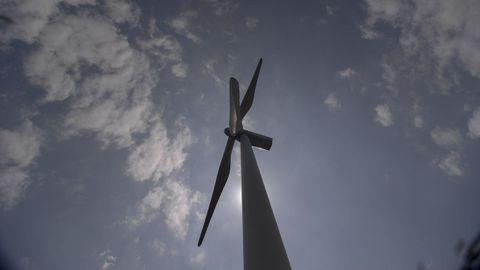 Aerogenerador e�lico, en imagen de archivo