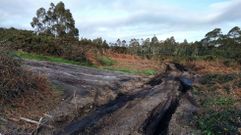 Acceso a Monteventoso, cuya reparaci�n el gobierno quiere financiar con el POS+2021