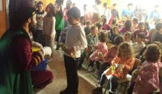 Los pajes reales estuvieron en el colegio de Ponte Carreira.