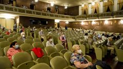 Imagen de archivo de una actuaci�n en el Teatro Col�n con un aforo m�ximo de 60 personas