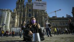 As fue la manifestacin de la hostelera gallega enCompostela