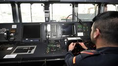 Vista del puente de mando del �Cantabria�