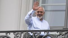 El ministro de Exteriores iran�, Mohamad Javad Zarif