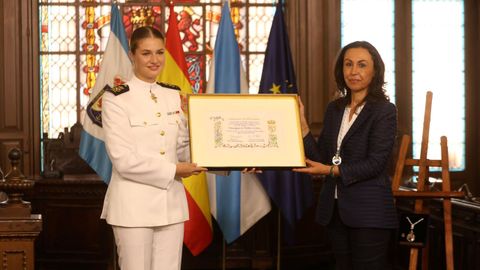 En julio del 2025, Leonor fue nombrada hija adoptiva de Mar�n