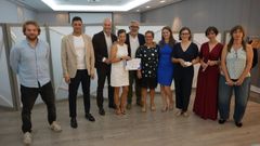 Equipo del barco drag�n del Cidade de Lugo que recibi� el premio a mejor equipo del 2026