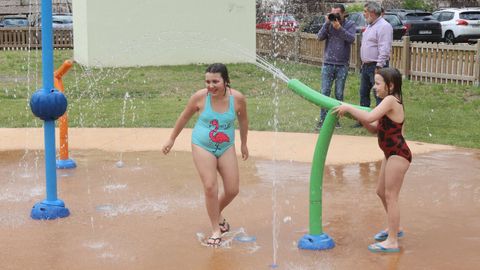 Inauguración del parque de juegos de agua de Pontevedra
