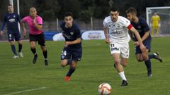 Imagen del partido entre el Noia y el Silva