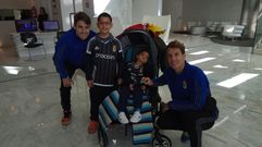 Susaeta y Erice con Aitor en el hotel de concentraci�n