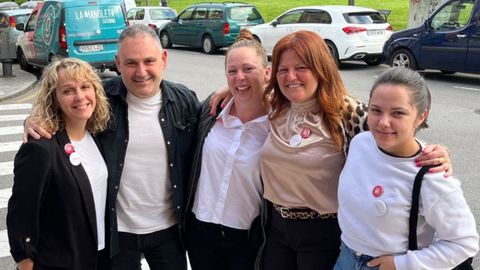Miembros del equipo de La Manoleta: Mar�a Prieto, Juanjo Bueno, Lorena Iglesias, Amelia Bueno y�Andrea Do Vale