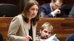 La portavoz de Podemos en el parlamento asturiano, Lorena Gil