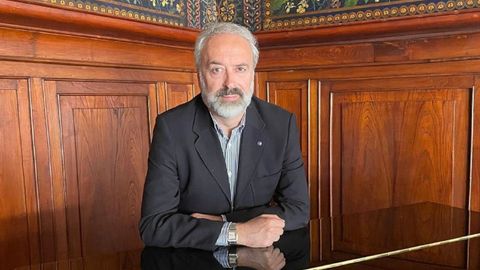 En la imagen, el compositor y catedr�tico de m�sica Miguel Brot�ns