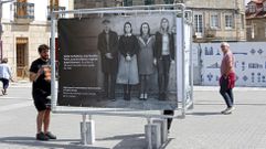 La alcaldesa conservadora de Marn, Mara Ramallo, tercera por la izquierda, junto con los regidores de Bueu, Moraa y Cangas.