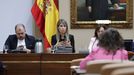 La periodista Maribel Vilaplana, durante su comparecencia en la comisi�n de la dana del Congreso