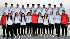 La numerosa representaci�n gallega en el Europeo j�nior y sub-23 de pirag�ismo esprint ol�mpico en Montemor-o-Velho.