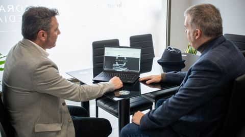 Fernando y Roque han alquilado un local en Sarria para acoger su nuevo negocio