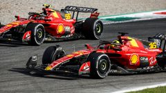 GP de Jap�n 2023 de F�rmula 1 en Suzuka.Carlos Sainz y Leclerc durante el GP de Jap�n 2023 de F�rmula 1 en Suzuka