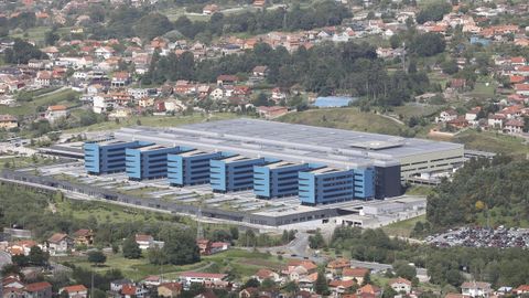 Vista del hospital de Vigo