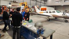 Clase pr�ctica de FP superior en el CIFP As Mercedes, en Lugo