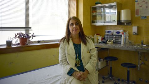 La doctora Ana Bello Souto es mdica de familia en el centro de salud de O Corgo.