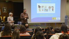 Un momento de la jornada de formaci�n para el alumnado de la Facultad de Educaci�n y Trabajo Social