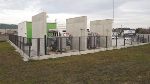 Subestaci�n el�ctrica en Carballo