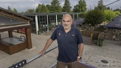 El santiagu�s Julio Asorey es, desde el 2021, el organizador de los eventos veraniegos en el Monte do Gozo