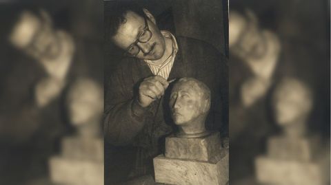Abre una exposicin para conmemorar el centenario del escultor Pein