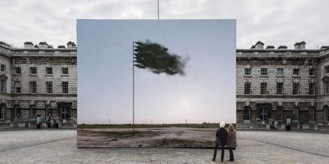 �Western Flag�, de John Gerrard. Una de las obras que se expondr�n durante la Noche Blanca de Oviedo