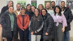 Membros da nova directiva do colectivo Pensamento e Sementeira de Viveiro