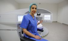 La doctora Victoria de Rojas, en el Instituto Oftalmol�gico que lleva su nombre, en A Coru�a. 