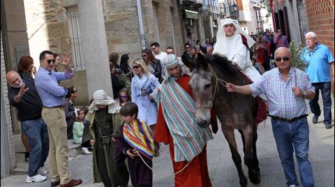 SEMANA SANTA EN BARBANZA, PROCESIN DE LA BORRIQUITA Y BENDICIN DEL DOMINGO DE RAMOS