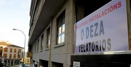 La empresa ya rotul� el local anunciando el futuro velatorio.