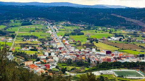 Vista area de Vimianzo