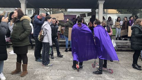 Manifestaci�n por las calles de Guitiriz