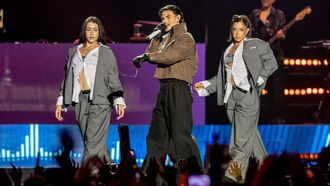 El cantante Abraham Mateo en una actuaci&oacute;n el pasado mes de abril en Madrid