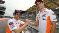 Marc Mrquez y Dani Pedrosa.Marc Mrquez y Dani Pedrosa