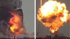 As� fue la explosi�n del Falcon 9 de SpaceX