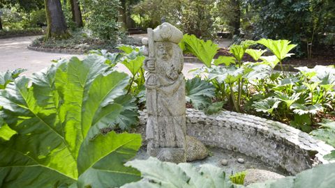 Inauguraci�n de la rehabilitaci�n del parque jard�n y la carballeira de Caldas de Reis