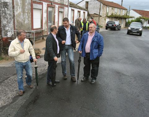 L�pez y Louz�n visitaron la primera fase de las obras en septiembre.
