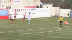Las im�genes de la TVG recogen c�mo Gegunde echa el bal�n fuera.