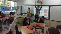 Una de las jornadas sobre salud en el CEIP O Pi�eiri�o de Vilagarc�a