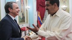 Zapatero se re�ne con Maduro