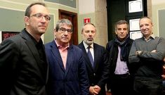 Anxo Lorenzo, Joao Mota, Carlos Vargas, Manuel Gueda y Jos� V�ctor Carou en el Principal.