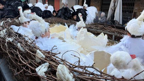 Desfile de entroido en O Barco.