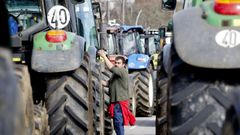 Tractoradas en Galicia, en imágenes