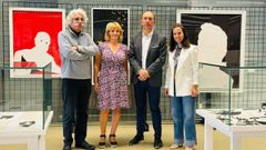 Baldomero Moreiras, Rosa Mar�a D�az, Anxo Lorenzo e Sandra Quintas